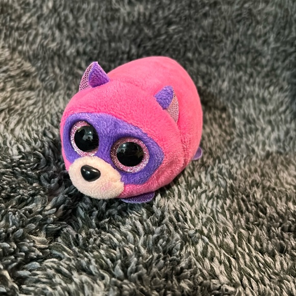 Teeny TY | Stackable | “Ruger” the Racoon - Picture 1 of 3
